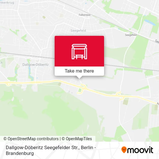 Карта Dallgow-Döberitz Seegefelder Str.