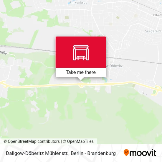 Карта Dallgow-Döberitz Mühlenstr.