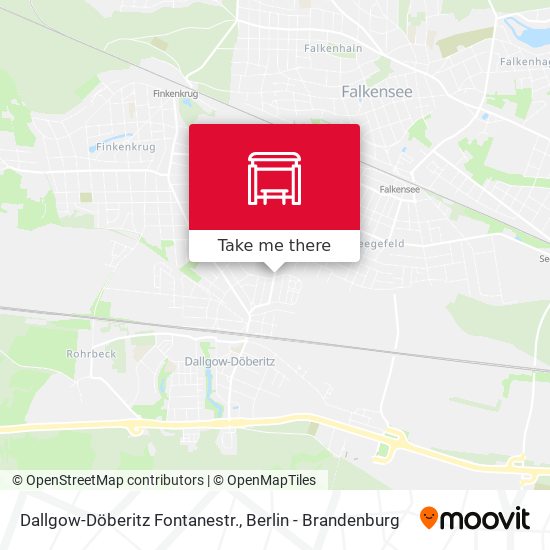 Dallgow-Döberitz Fontanestr. map