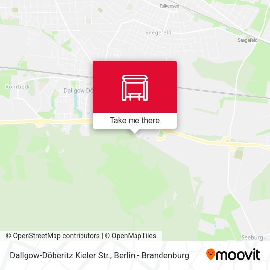 Карта Dallgow-Döberitz Kieler Str.