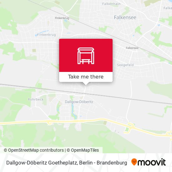 Dallgow-Döberitz Goetheplatz map