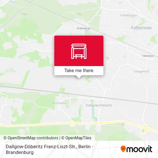 Карта Dallgow-Döberitz Franz-Liszt-Str.