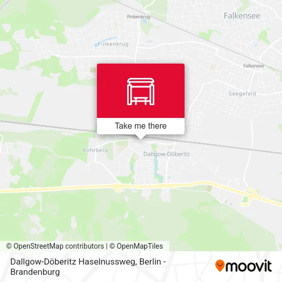Карта Dallgow-Döberitz Haselnussweg