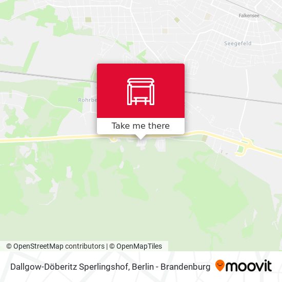 Dallgow-Döberitz Sperlingshof map
