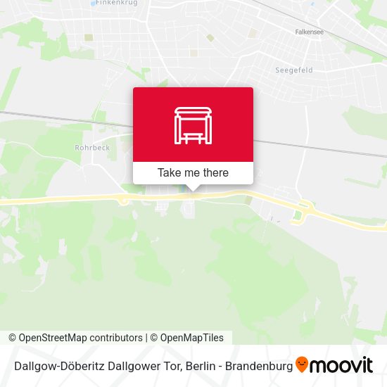 Карта Dallgow-Döberitz Dallgower Tor