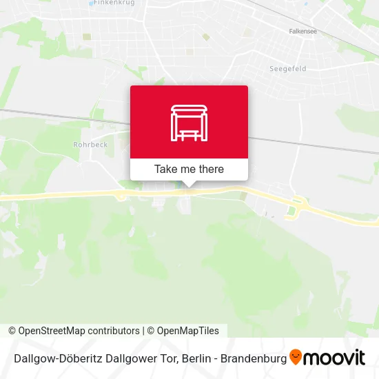 Карта Dallgow-Döberitz Dallgower Tor