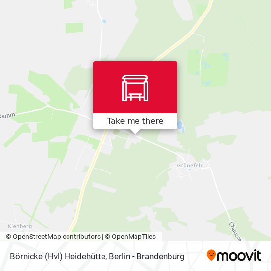 Börnicke (Hvl) Heidehütte map