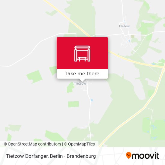 Tietzow Dorfanger map