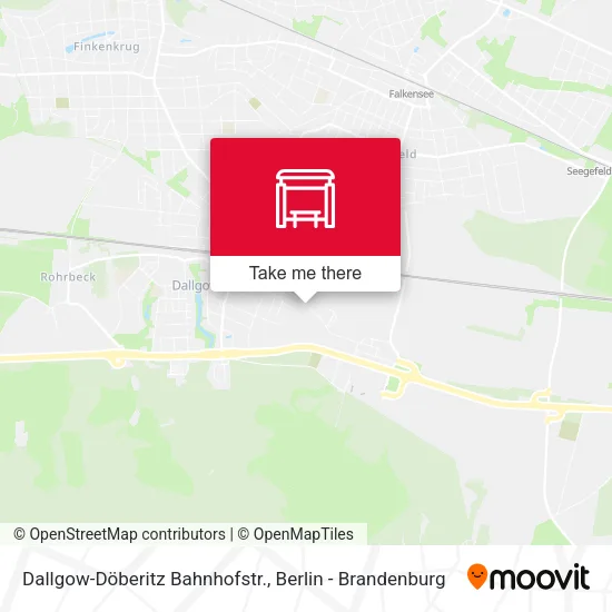 Карта Dallgow-Döberitz Bahnhofstr.