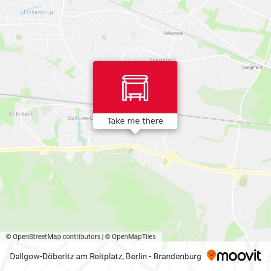 Dallgow-Döberitz am Reitplatz map