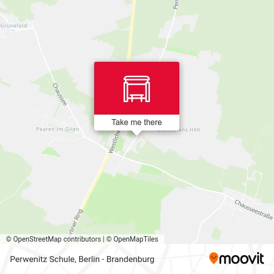 Perwenitz Schule map