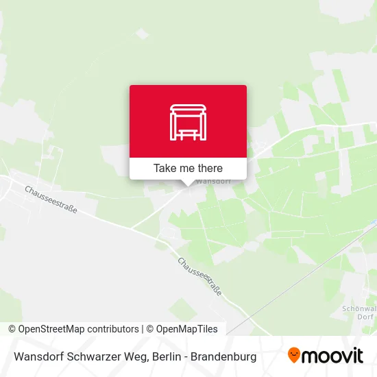 Wansdorf Schwarzer Weg map