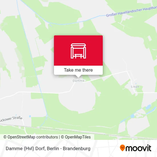 Damme (Hvl) Dorf map