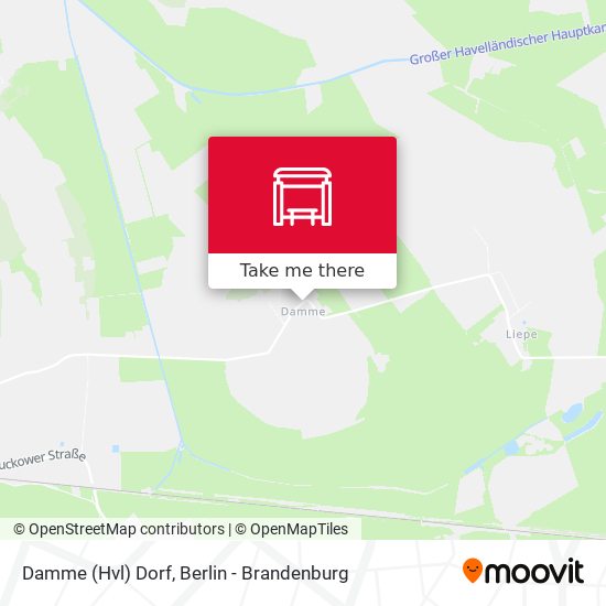 Damme (Hvl) Dorf map