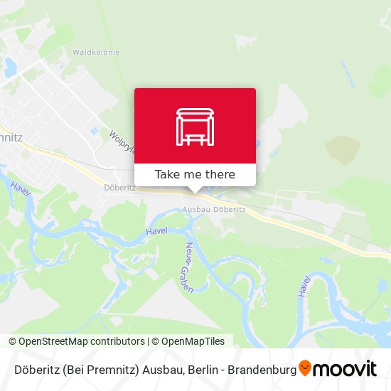 Döberitz (Bei Premnitz) Ausbau map