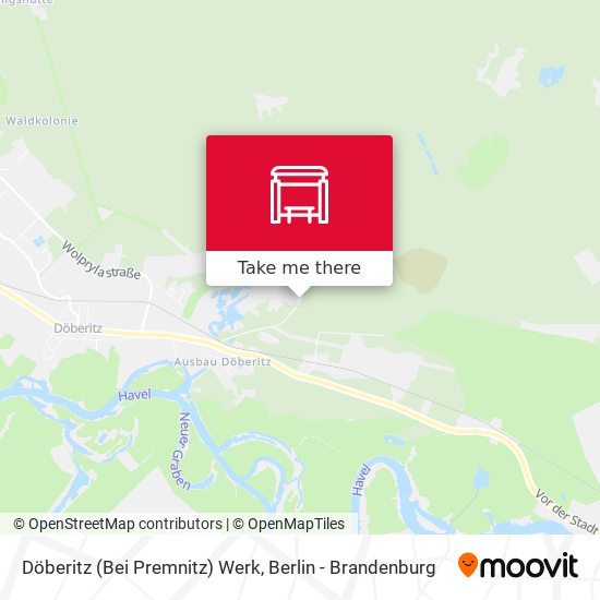 Döberitz (Bei Premnitz) Werk map