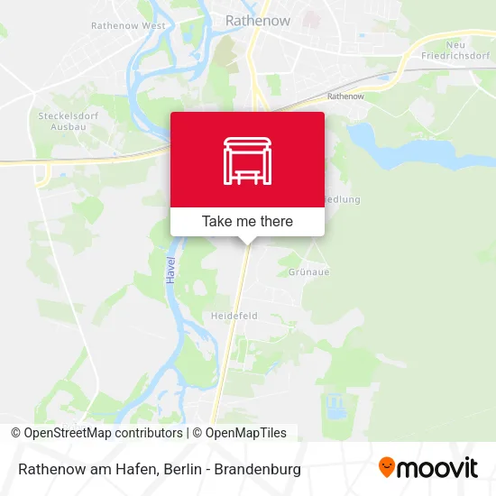 Карта Rathenow am Hafen
