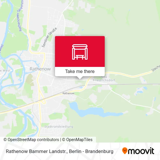 Карта Rathenow Bammer Landstr.