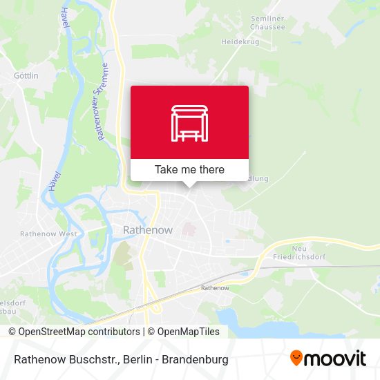 Карта Rathenow Buschstr.