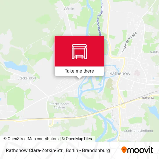 Карта Rathenow Clara-Zetkin-Str.