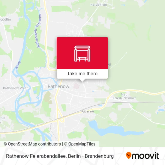 Карта Rathenow Feierabendallee