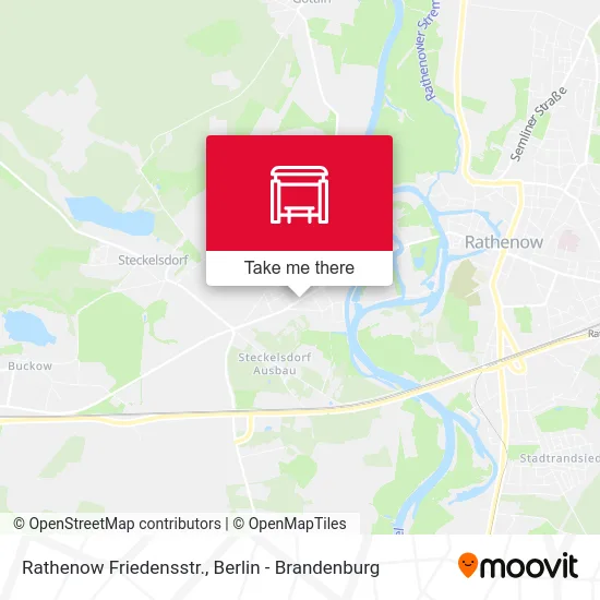Rathenow Friedensstr. map