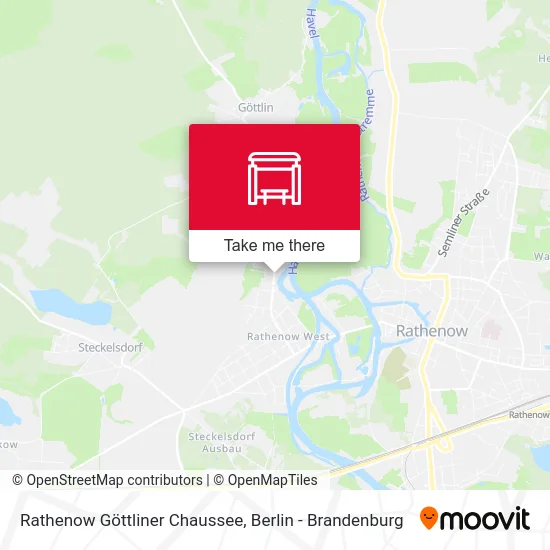 Rathenow Göttliner Chaussee map