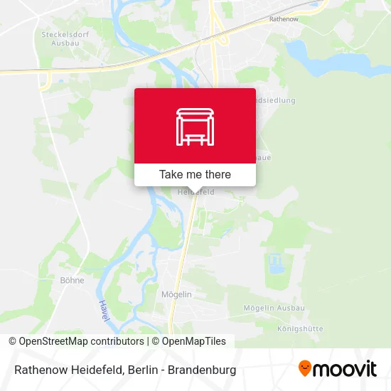 Карта Rathenow Heidefeld