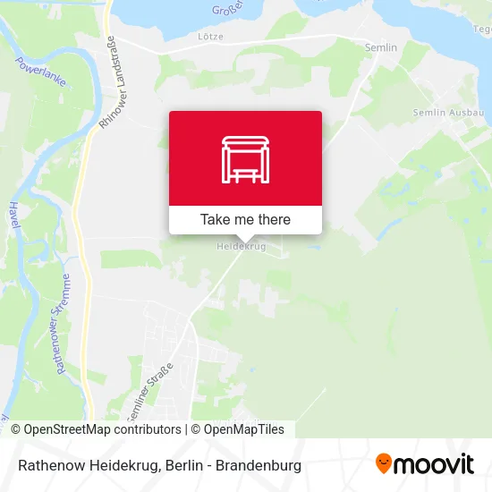 Карта Rathenow Heidekrug
