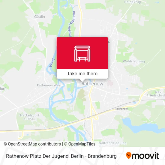 Карта Rathenow Platz Der Jugend