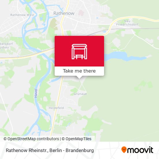Rathenow Rheinstr. map