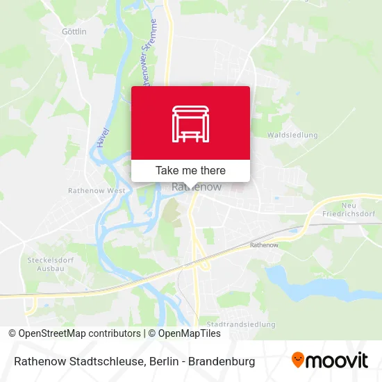Карта Rathenow Stadtschleuse