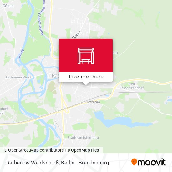 Rathenow Waldschloß map