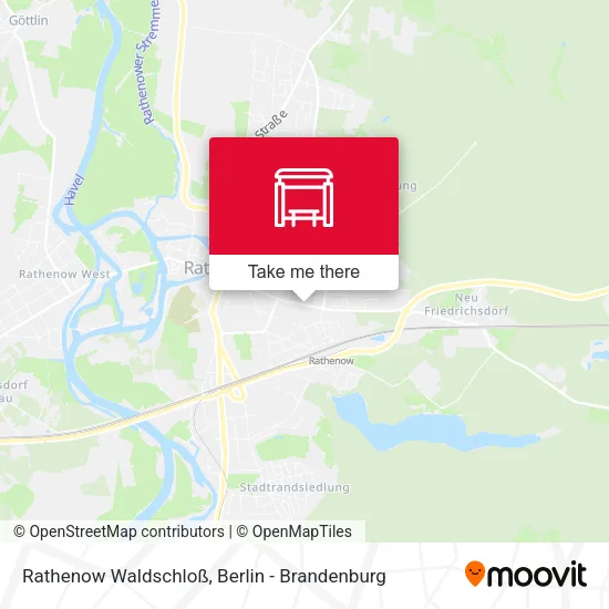 Карта Rathenow Waldschloß