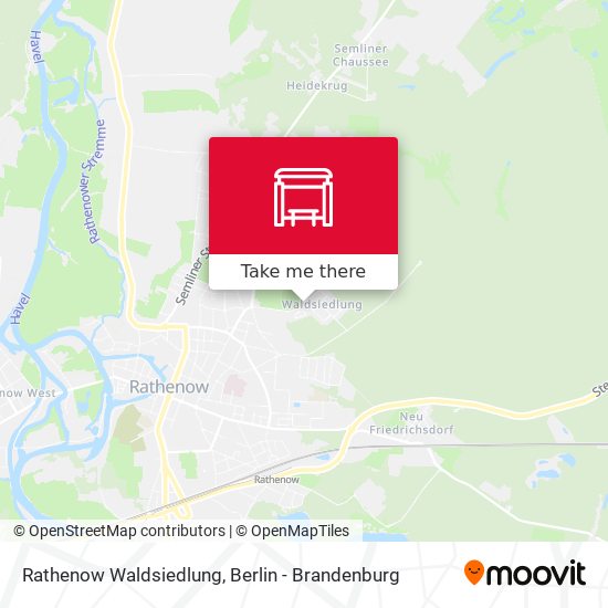 Rathenow Waldsiedlung map