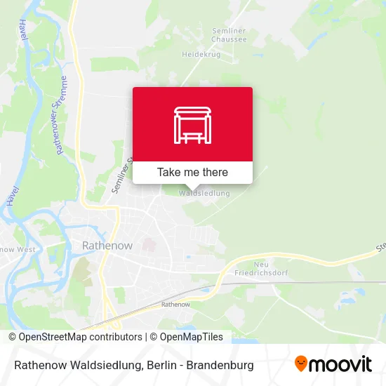 Карта Rathenow Waldsiedlung