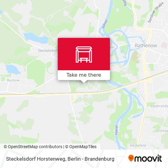 Steckelsdorf Horstenweg map