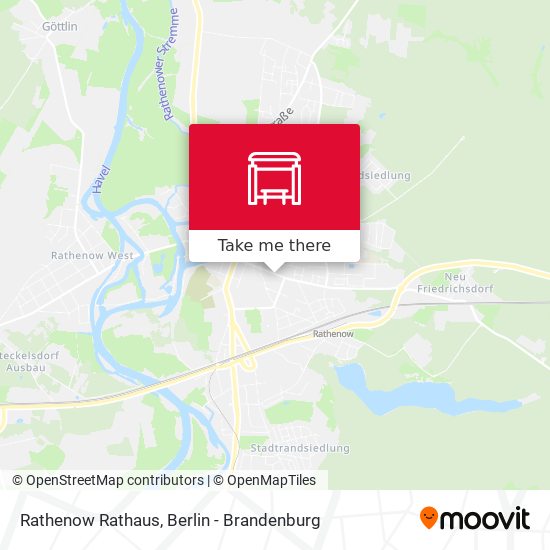 Rathenow Rathaus map