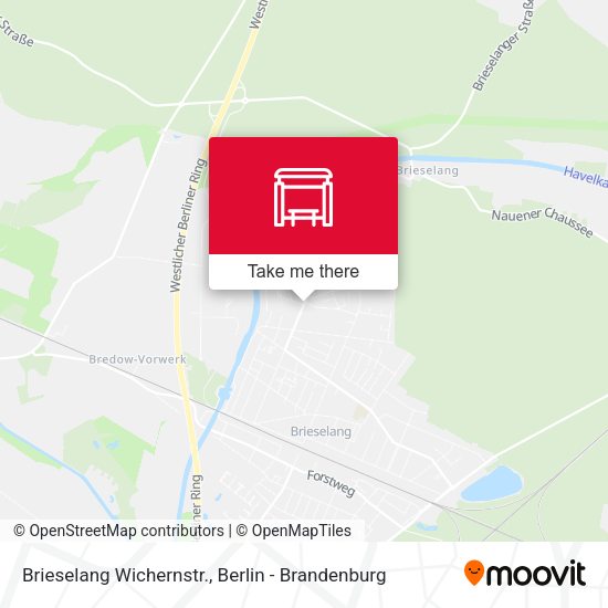 Карта Brieselang Wichernstr.