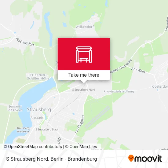 S Strausberg Nord map