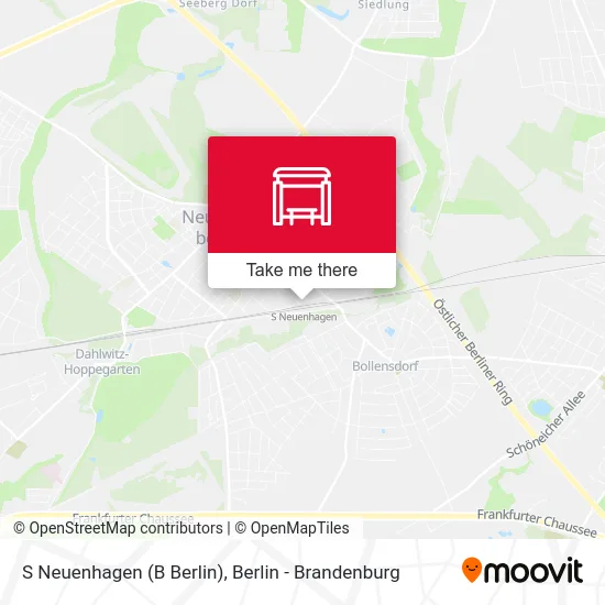 Карта S Neuenhagen (B Berlin)