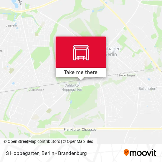 Карта S Hoppegarten