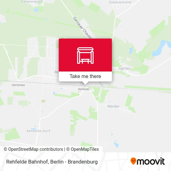 Rehfelde Bahnhof map