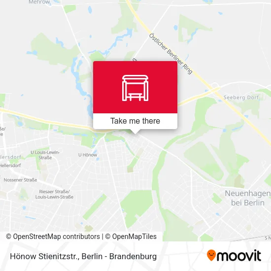 Карта Hönow Stienitzstr.