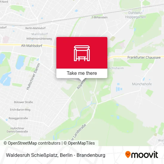 Карта Waldesruh Schießplatz