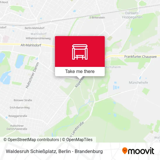 Карта Waldesruh Schießplatz