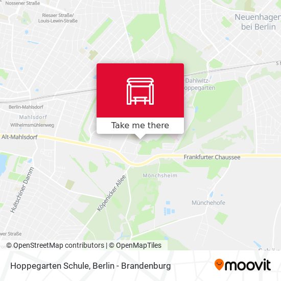 Hoppegarten Schule map