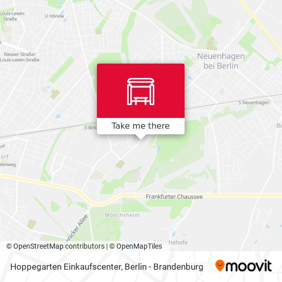 Hoppegarten Einkaufscenter map