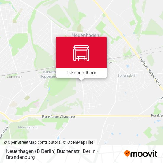 Neuenhagen (B Berlin) Buchenstr. map