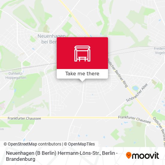 Neuenhagen (B Berlin) Hermann-Löns-Str. map